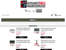 Tablet Screenshot of mechanicstoolswarehouse.com